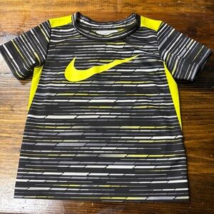 Nike Black And Lime Green Tee Size 3T